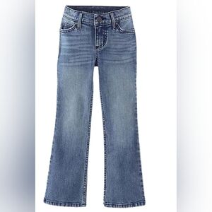 Wrangler Girls Midrise Bootcut Stretch Jeans Denim 7 Slim #112338919